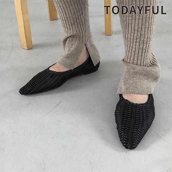 Todayful トゥデイフル 19秋冬 Braid Flat Shoes ブレイドフラットシューズ レディース フラットシューズ バレエシューズ フラット ぺたんこ ポインテッドトゥ バッグ ワンピースのダブルハート 通販 Yahoo ショッピング