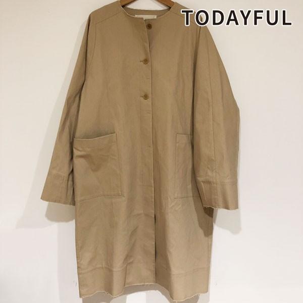 Todayful トゥデイフル 春夏 3月中旬予約 Cutoff Twill Coat カットオフツイルコート レディース アウター コート 春 アウター ノーカラー 薄手 ロング バッグ ワンピースのダブルハート 通販 Yahoo ショッピング