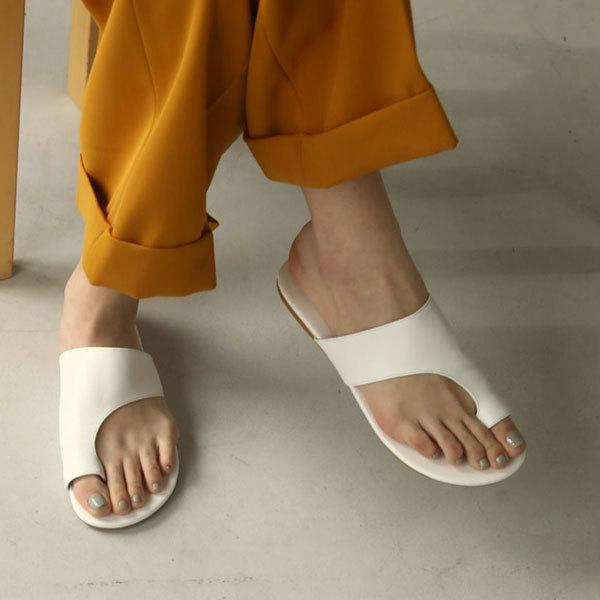 Todayful トゥデイフル 21夏コレ受注会 Tong Leather Sandals トングレザーサンダル レディース シューズ 靴 サンダル トングサンダル 本革 レザー バッグ ワンピースのダブルハート 通販 Yahoo ショッピング