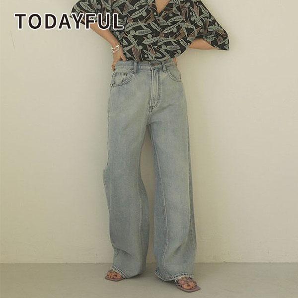 Todayful トゥデイフル 春夏 Emma S Denim エマ ズ デニム レディース ボトムス パンツ ジーンズ ブルーデニム ワイドパンツ ストレート ジーパン バッグ ワンピースのダブルハート 通販 Yahoo ショッピング