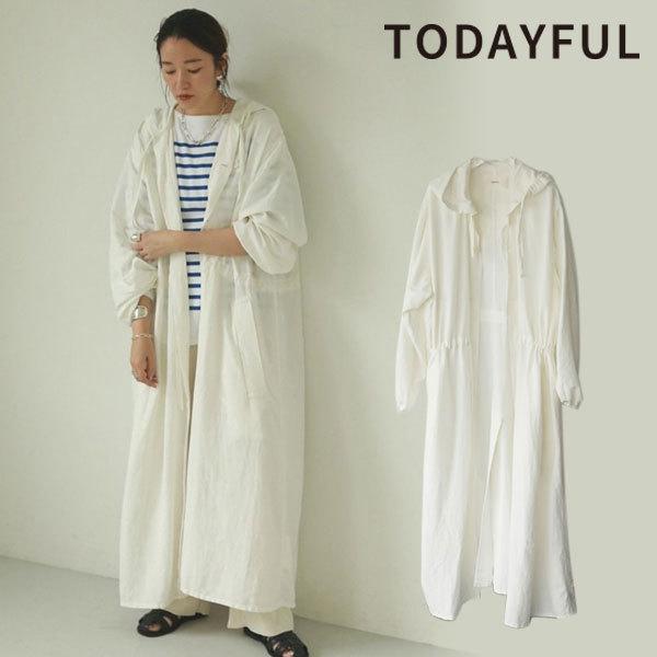 Todayful トゥデイフル 21春夏 3月 4月中旬予約 Over Foodie Coat オーバーフーディコート レディース アウター コート 長袖 ロング丈 ライト スリット バッグ ワンピースのダブルハート 通販 Yahoo ショッピング