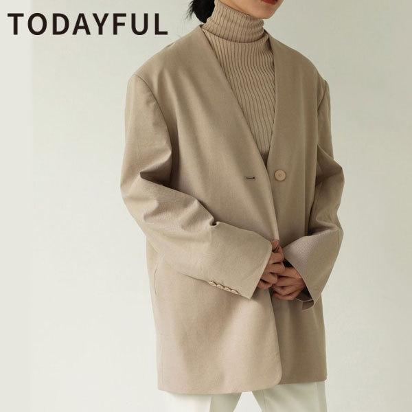 Todayful トゥデイフル 21春夏 3月 4月中旬予約 Dobby Linen Jacket ドビーリネンジャケット レディース アウター ジャケット ノーカラージャケット リネン バッグ ワンピースのダブルハート 通販 Yahoo ショッピング