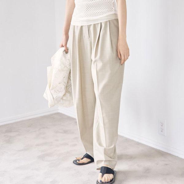 Todayful トゥデイフル 22春コレクション 2月上旬 3月中旬予約 Highwaist Tuck Trousers ハイウエストタックトラウザーズ レディース ボトムス パンツ Select Shop Double Heart 通販 Yahoo ショッピング