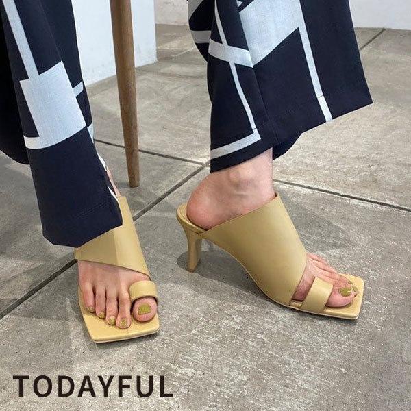 Todayful トゥデイフル 21夏アイテム 5月 6月中旬予約 Squaretoe Leather Sandals スクエアトゥレザーサンダル レディース シューズ サンダル 靴 バッグ ワンピースのダブルハート 通販 Yahoo ショッピング