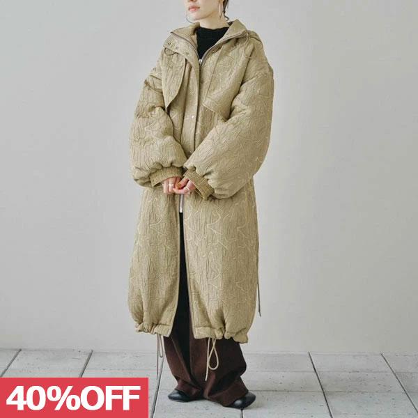 SALE TODAYFUL 2023winter トゥデイフル Jacquard Down Coat ジャガードダウンコート アウター ロング丈  12320010