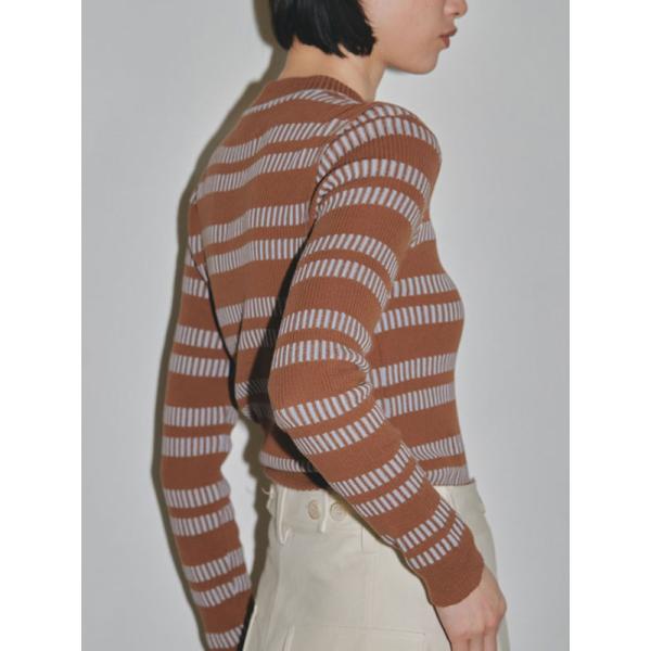 TODAYFUL 【即納】 トゥデイフル Border Crewneck Tops 12320607