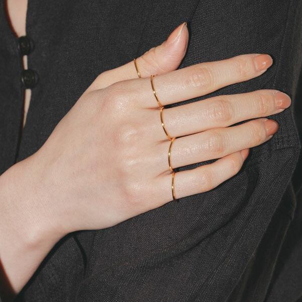 TODAYFUL 2025springsummer トゥデイフル Thin Ring 5 Set (Silver925) シンリング5セット アクセサリー Silver925 12390901 TODAYFUL 2025springsummer トゥデイフル Thin Ring 5 Set (Silver925) シンリング5セット アクセサリー Silver925 12390901