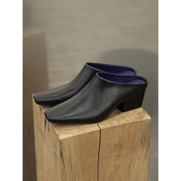 TODAYFUL トゥデイフル 2026Prefall シューズ Squaretoe Leather Sabot
