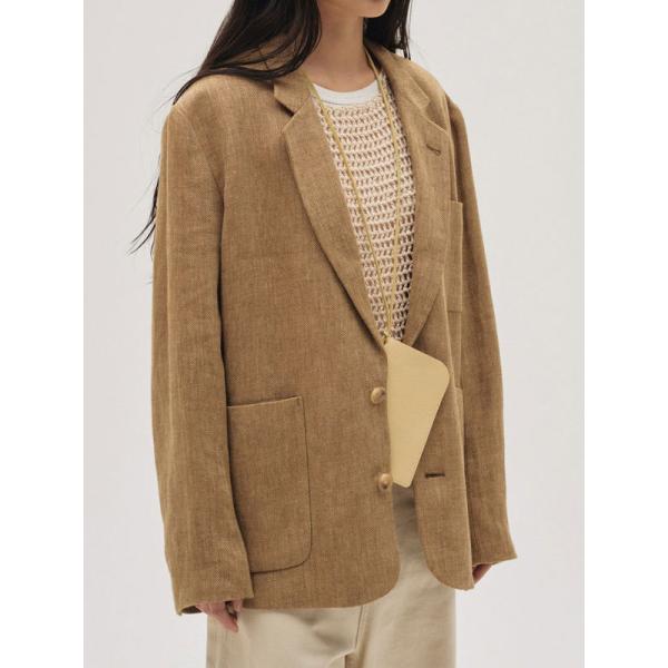 8月末頃までtodayful Boyfriend Linen Jacket Boyfriend Linen Jacket（テーラードジャケット/コート