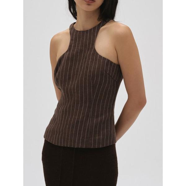 (予約) TODAYFUL トゥデイフル Stripe Americansleeve Tops ストライプアメリカンスリーブトップス 12610429 (3月上旬以降入荷) トップス レディース リネン タンクトップ 2026春 TODAYFUL トゥデイフル 2026springsummer トップス Stripe