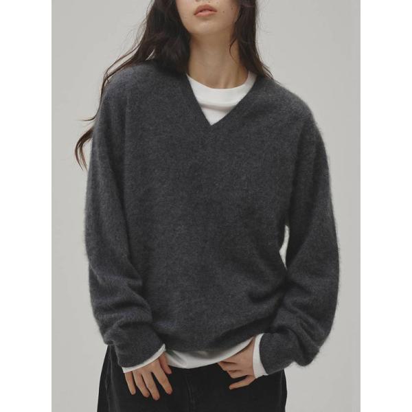 トゥデイフル TODAYFUL 2026Prefall トップス Woolcashmere Vneck Knitt 9月下旬〜10月中旬予約 ウールカシミヤブイネックニット 長袖 ミドル丈 12620508 26秋冬