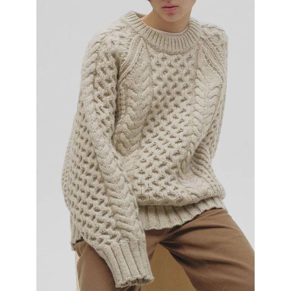 TODAYFUL トゥデイフル 2026Winter トップス Cable Over Knit 12月中旬