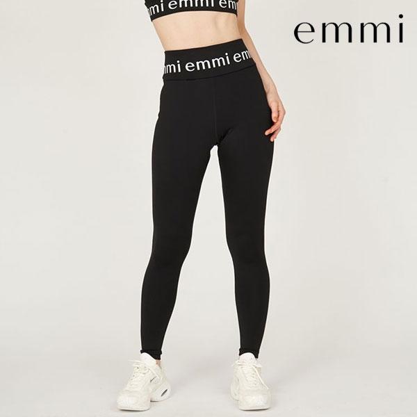 emmi エミ ボトムス emmiロゴレギンス パンツ フルレングス スポーツ