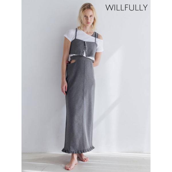 willfully セットアップワンピース WILLFULLY（ウィルフリー） SALE20%OFF ワンピース asymmetry layered
