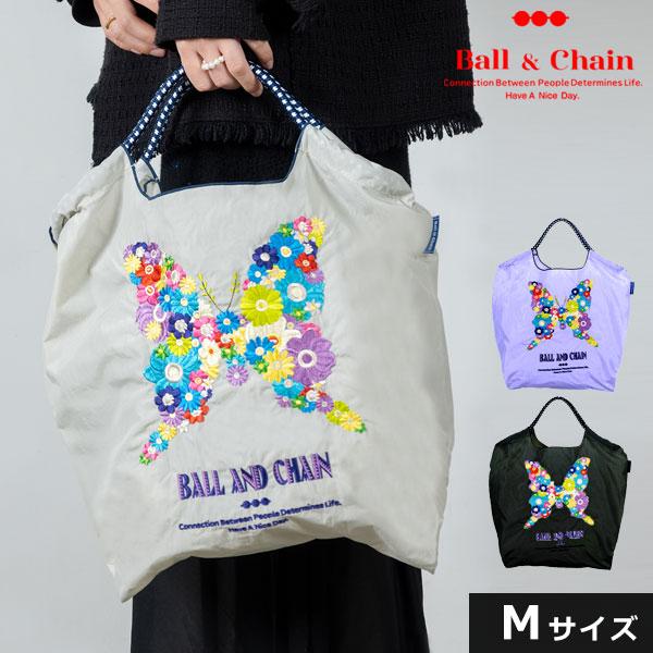 【送料無料】 Ball＆Chain ボールアンドチェーン BUTTERFLY Mサイズ バッグ BLUE LABEL ショッピングバッグ エコバッグ  トートバッグ ショルダー