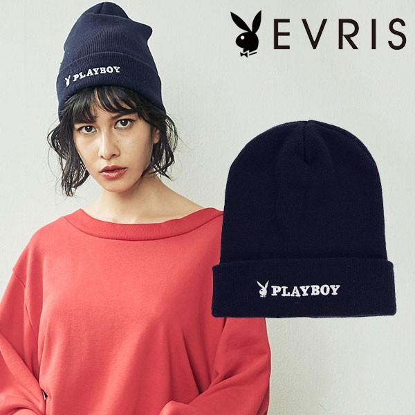 Sale Evris エヴリス ロゴニットキャップ レディース ニットキャップ ニット帽 帽子 Playboy プレーボーイ コラボ ユニセックス バッグ ワンピースのダブルハート 通販 Yahoo ショッピング