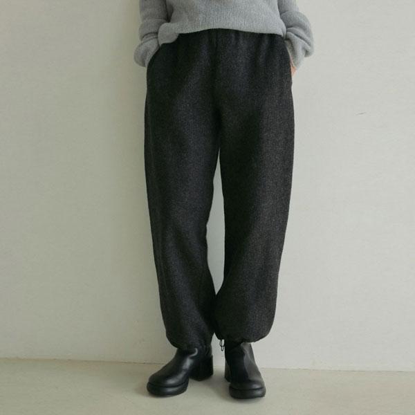 アンヌーク anuke 2024FallWinter ボトムス Drawstring Wool Pants 11 
