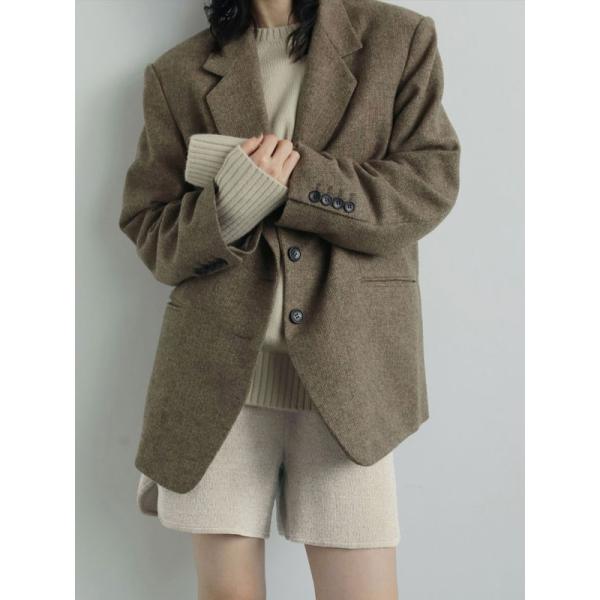 anuke Herringbone Wool Jacket 新作　2025秋冬 anuke (アンヌーク）Herringbone Wool Jacket☆ 25秋冬