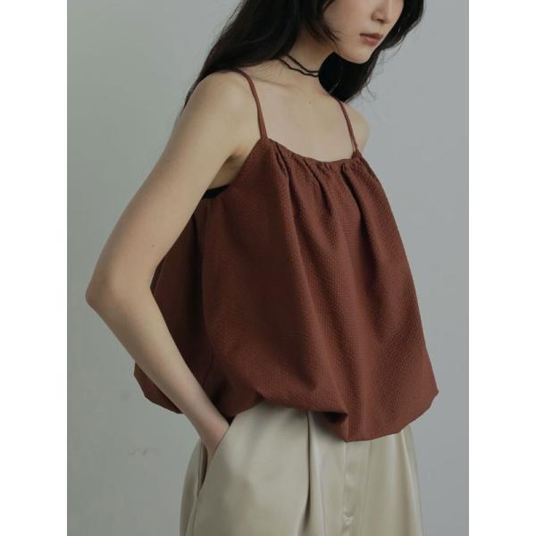 anuke（アンヌーク） SALE50%OFF トップス Backopen Balloon Camisole