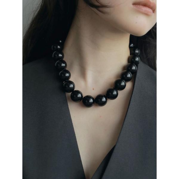 新品 anuke Volume Blackball Necklace ànuke online store（アンヌーク） / Volume Blackball