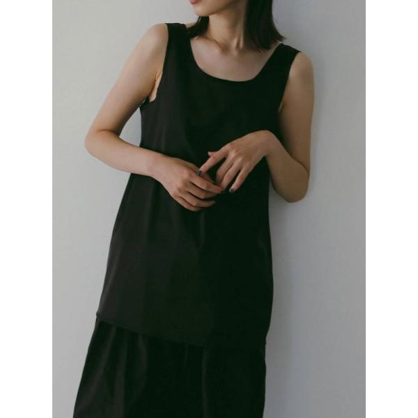 anuke＊トップス anuke（アンヌーク） anuke 2026SpringSummer トップス Satin Uneck