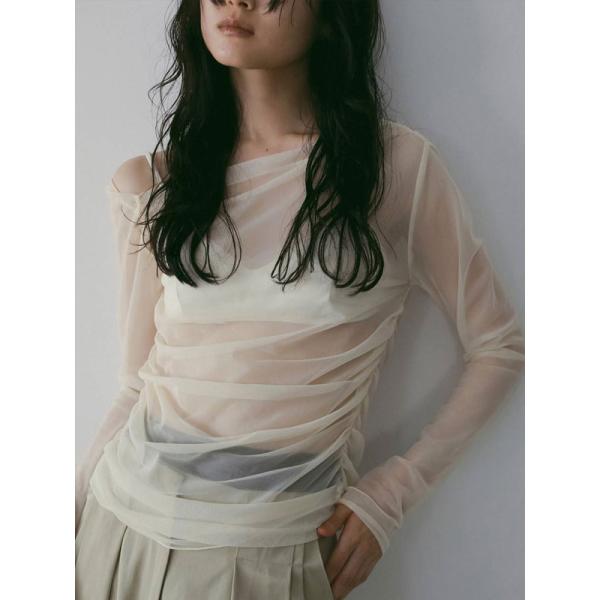 anuke＊トップス anuke（アンヌーク） anuke 2026springsummer トップス Sheer