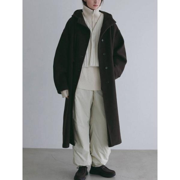 anuke（アンヌーク） anuke 2026winter アウター Wool Hoodie Coat 10
