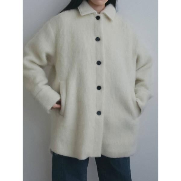 anuke（アンヌーク） anuke 2026winter アウター Shaggy Over Jacket