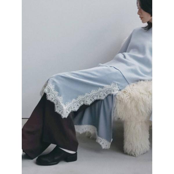 anuke（アンヌーク） anuke 2026winter ボトムス Satin Lace Skirt 10