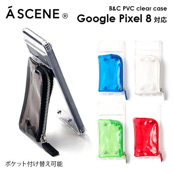 A SCENE（エーシーン） Google Pixel a scene B&C PVC clear case