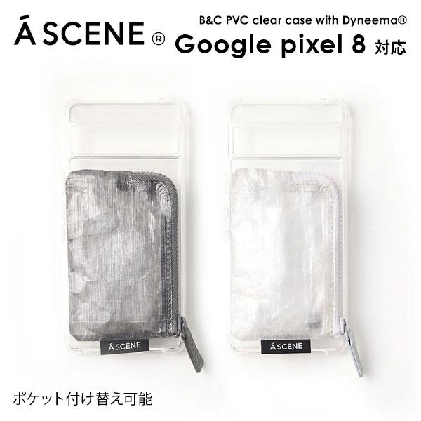 A SCENE（エーシーン） Google Pixel a scene B&C PVC clear case with