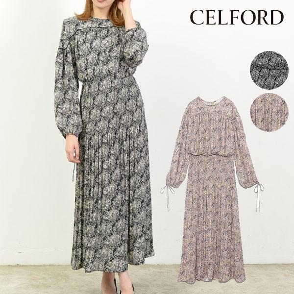 Sale セルフォード Celford 19秋冬 ペイズリープリントワンピース レディース ワンピース 長袖 ロング丈 ロングワンピース クルーネック ペイズリー 柄 Cwfo バッグ ワンピースのダブルハート 通販 Yahoo ショッピング