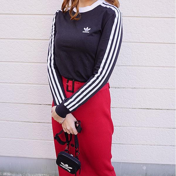 アディダスオリジナルス Adidas Originals 通販 3stripes Ls Tee レディース トップス Tシャツ 長袖 長袖tシャツ クルーネック 3ストライプス トレフォイル Fub46 バッグ ワンピースのダブルハート 通販 Yahoo ショッピング