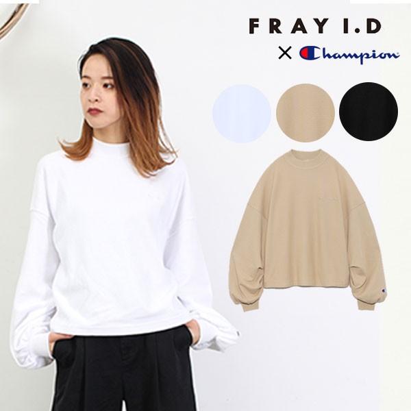 フレイ アイディー Fray I D 19秋冬 Fray I D Champion タックスリーブルーズプルオーバー レディース トップス 長袖 プルオーバー トレーナー ゆったり Fwct バッグ ワンピースのダブルハート 通販 Yahoo ショッピング