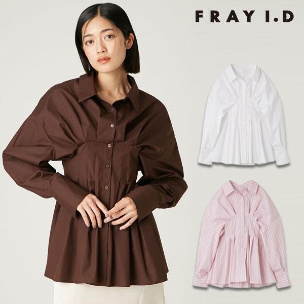 FRAY I.D 新作10%OFF フレイアイディー トップス 25秋冬 レース