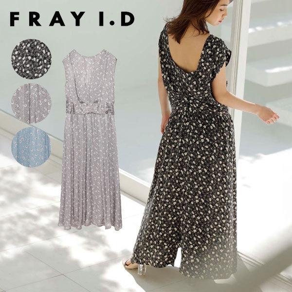 Sale フレイアイディー Fray I D 21春夏 Ipekerタックロングワンピース レディース ワンピース ロング丈 フレア ノースリーブ 花柄 総柄 綺麗め オケージョン Fwfo2185 Select Shop Double Heart 通販 Yahoo ショッピング