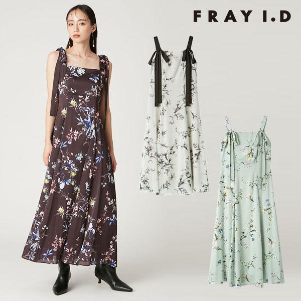 FRAY I.D フレイアイディー ワンピース 25秋冬 リボンディテール