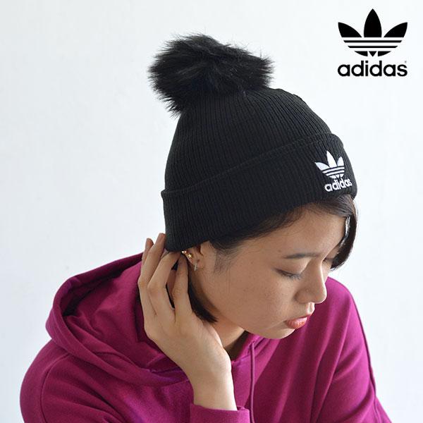 アディダスオリジナルス Adidas Originals フェイクファー ポンポン ビーニー レディース 帽子 ニット帽 ファー 無地 ロゴ ストリート スポーツ Gdj99 バッグ ワンピースのダブルハート 通販 Yahoo ショッピング