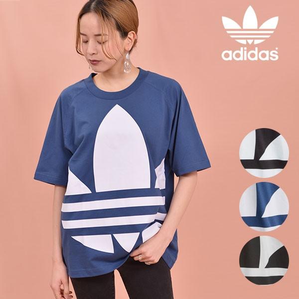 アディダスオリジナルス Adidas Originals ビッグ トレフォイル ボクシー Tシャツ Tシャツ 半袖 トレフォイルロゴ 3本ライン ビックロゴ メール便 Gvt85 バッグ ワンピースのダブルハート 通販 Yahoo ショッピング