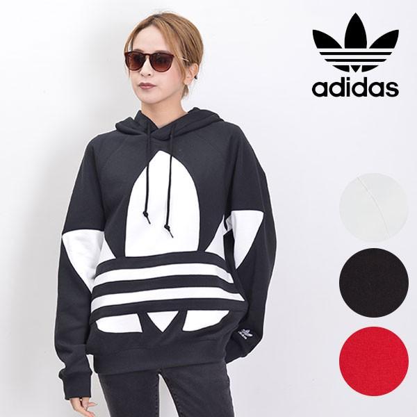 アディダスオリジナルス Adidas Originals 通販 アディダス ビッグ トレフォイル パーカー レディース ユニセックス トップス 長袖 プルオーバー フーディー Gvt86 バッグ ワンピースのダブルハート 通販 Yahoo ショッピング