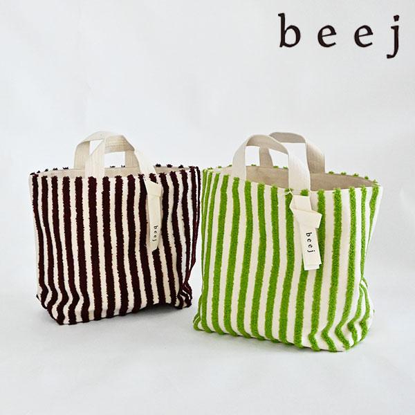 beej ビージ バッグ Loop strip box totebag ループストライプボックス