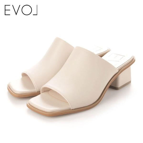 EVOL SALE60%OFF イーボル スクエアブロックヒールサンダル