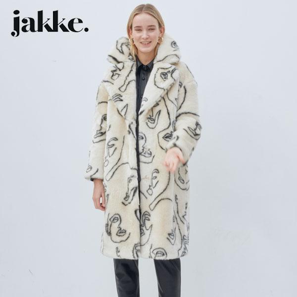 ジャッキー Jakke 秋冬 Katie J1807 Faces アウター コート ファーコート ジャケット レディース 総柄 柄 派手 ロング丈 ロングコート J1807katie バッグ ワンピースのダブルハート 通販 Yahoo ショッピング