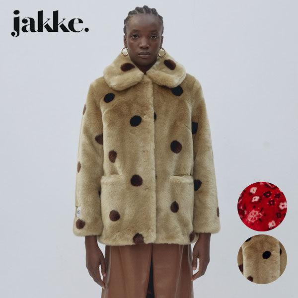Sale ジャッキー Jakke 秋冬 Tilly J1808 アウター コート ファーコート ジャケット レディース ドット 柄 ペイズリー ショート丈 長袖 サスティナブル J1808tilly2 バッグ ワンピースのダブルハート 通販 Yahoo ショッピング