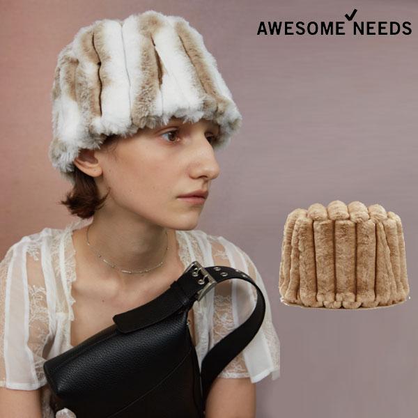 オーサムニーズ AWESOME NEEDS ファーハットロシア帽
