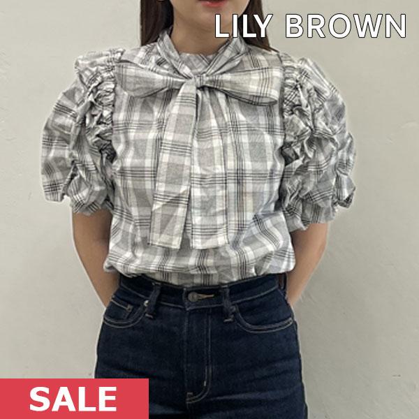 SALE リリーブラウン LILY BROWN シャーリングボレロセットボウタイ