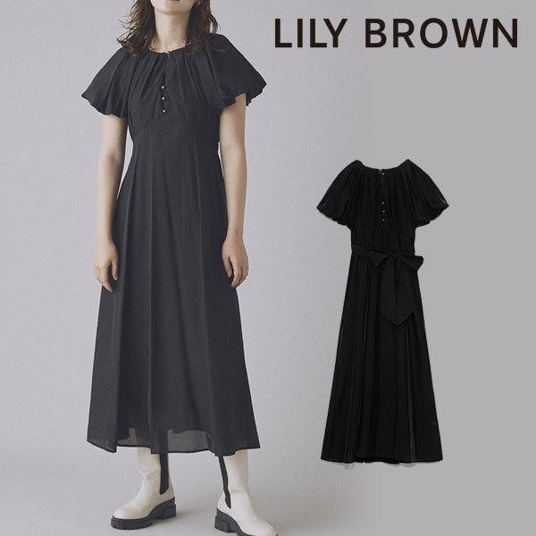 Sale リリーブラウン Lily Brown バルーンスリーブロングワンピース レディース ワンピース ロング丈 半袖 フレア バルーンスリーブ 袖 Lwfo Select Shop Double Heart 通販 Yahoo ショッピング