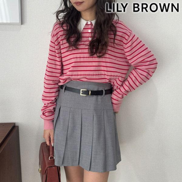 送料込み♡リリーブラウンボーダートップス スタイリストからも好評！売り切れ続出【LILY BROWN】の夏TOPSが可愛く