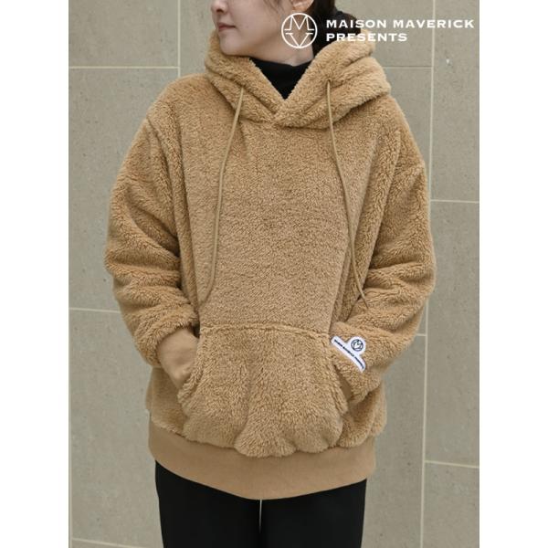 メゾン・マヴェリック MAISON MAVERICK トップス ボアニットパーカー
