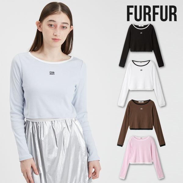 FURFUR SALE50%OFF ファーファー トップス 24秋冬 ロゴ刺繍 FURFUR SALE50%OFF ファーファー トップス 24秋冬 ロゴ刺繍